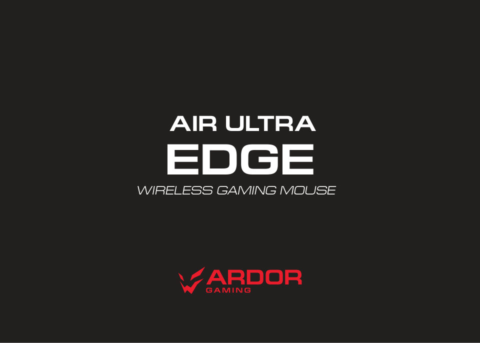 Мышь беспроводная/проводная ARDOR GAMING Edge Air Ultra [ARDW-EGA3370-BK]