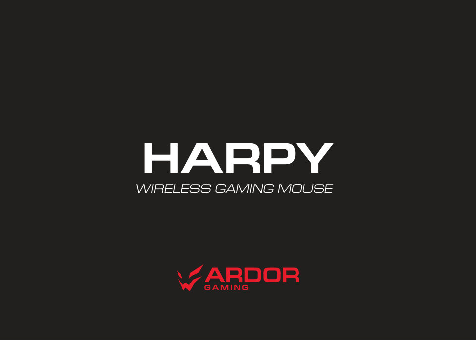 Мышь беспроводная/проводная ARDOR GAMING Harpy [ARDW-HRY3395-BK]