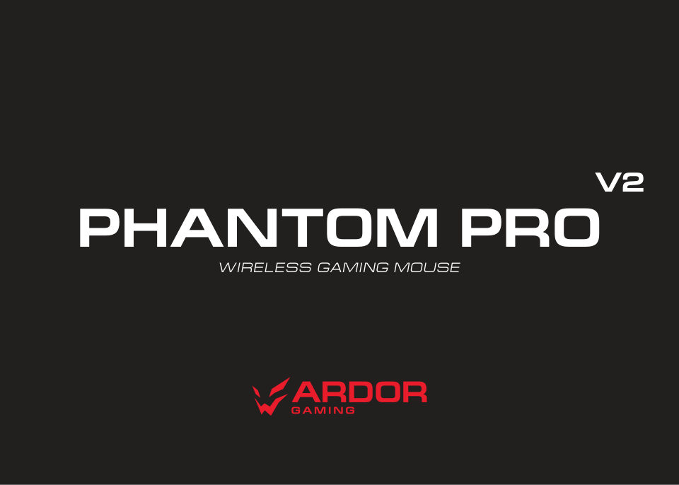 Мышь беспроводная/проводная ARDOR GAMING Phantom PRO V2 [ARDW-PH3395-BK]