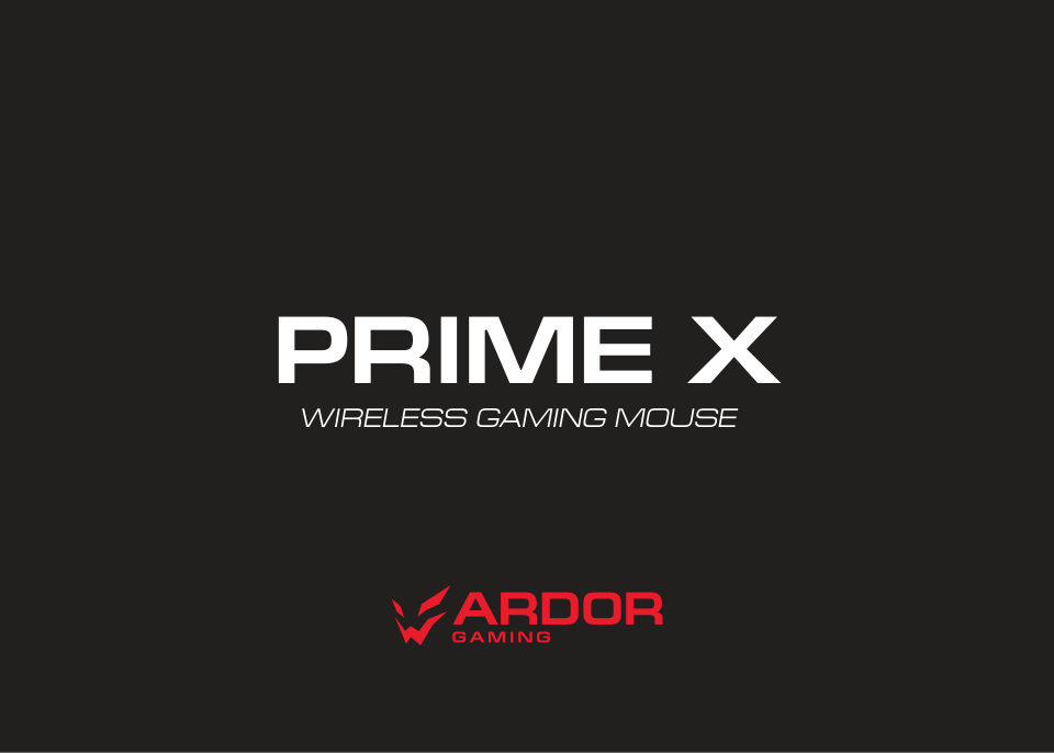 Мышь беспроводная/проводная ARDOR GAMING Prime X [ARDW-PR3335-BK]