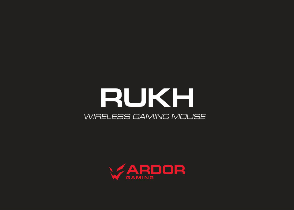 Мышь беспроводная/проводная ARDOR GAMING Rukh ARDW-RH3950-BK