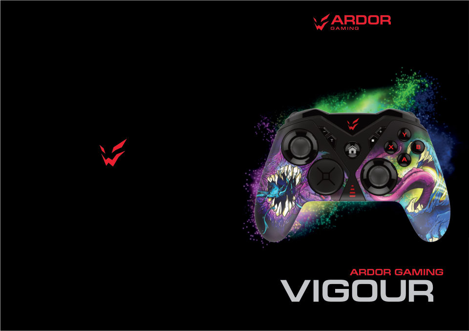 Геймпад беспроводной/проводной ARDOR GAMING Vigour разноцветный