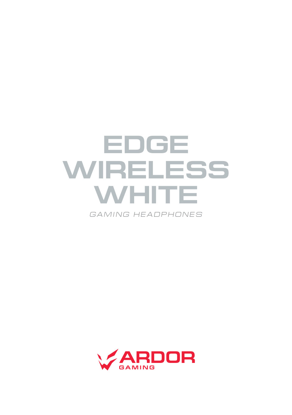 Беспроводные/проводные наушники ARDOR GAMING Edge Wireless белый 2025