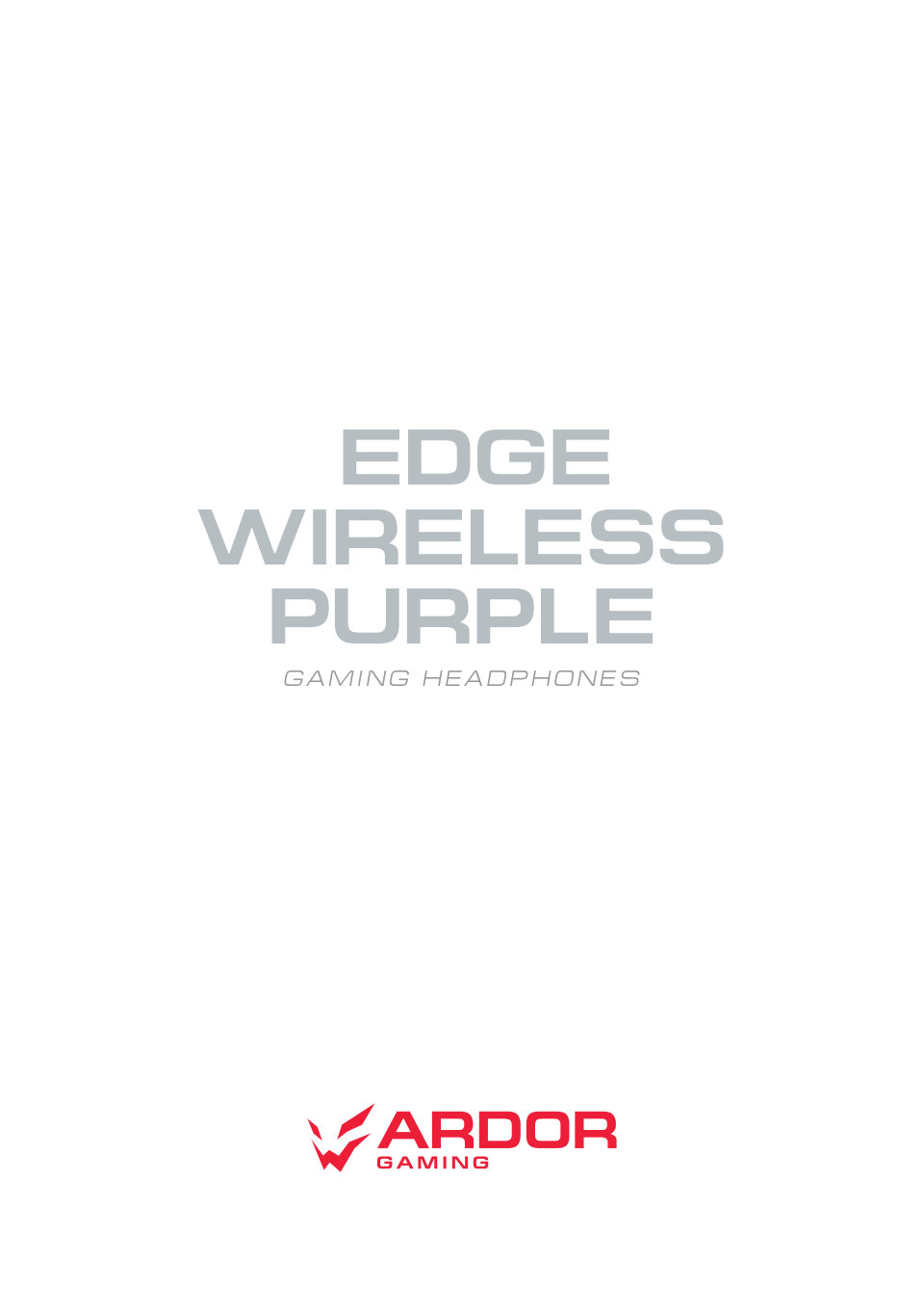 Беспроводные/проводные наушники ARDOR GAMING Edge Wireless фиолетовый 2025