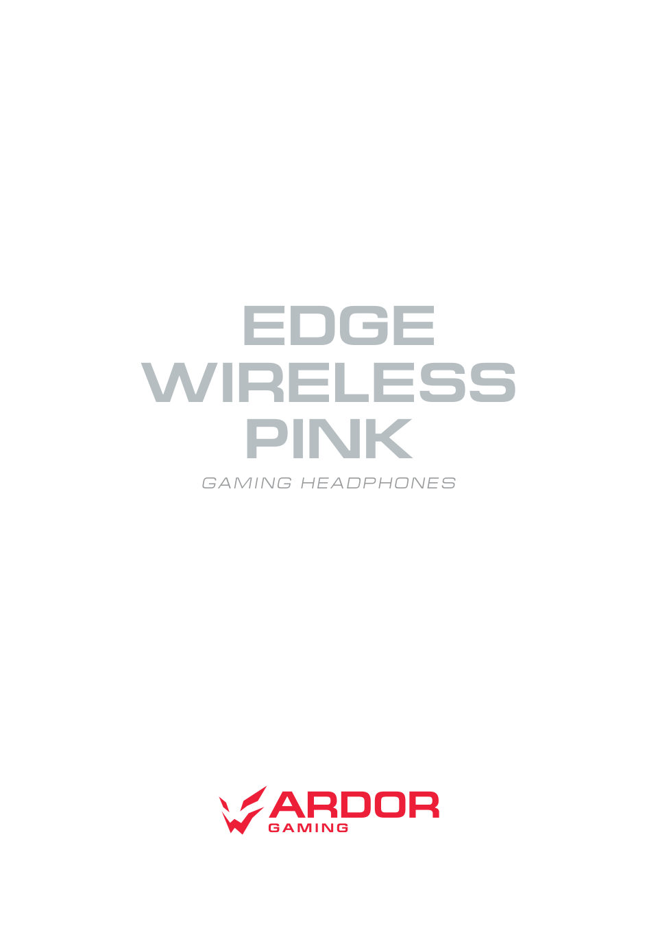 Беспроводные/проводные наушники ARDOR GAMING Edge Wireless розовый 2025