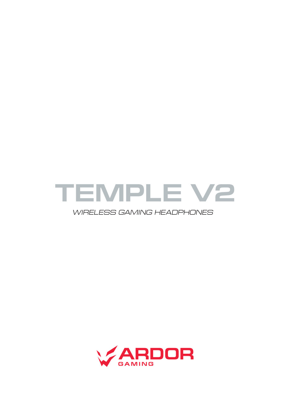 Беспроводные/проводные наушники ARDOR GAMING Temple V2 белый 2025