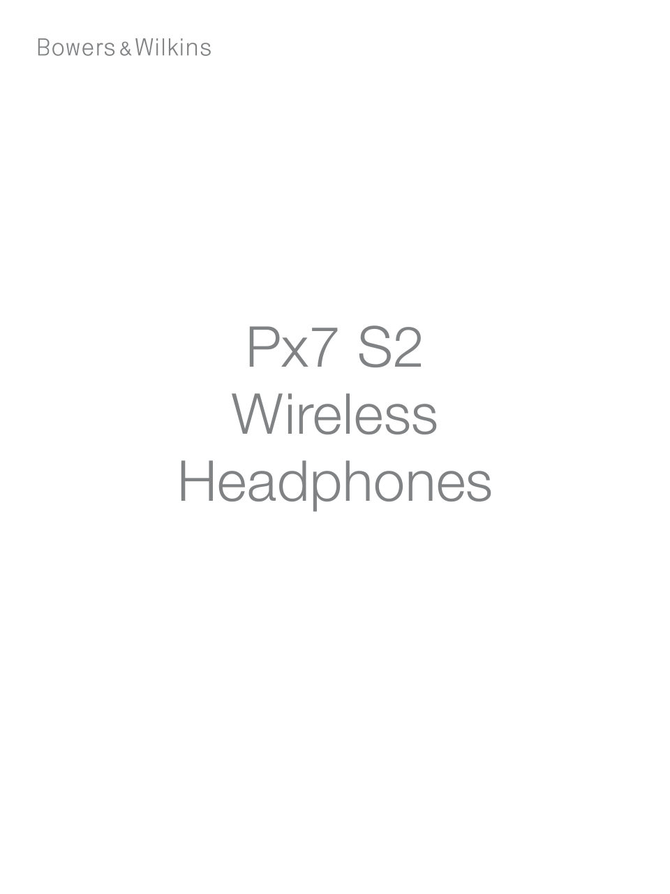Беспроводные/проводные наушники Bowers & Wilkins PX7 S2 черный 2022