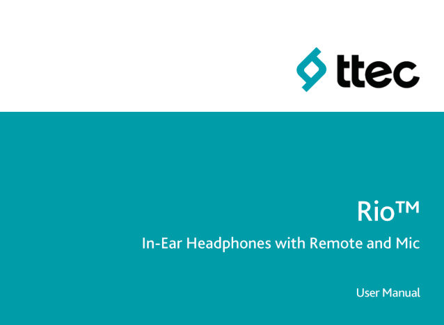 Проводные наушники TTEC Rio черный 2017
