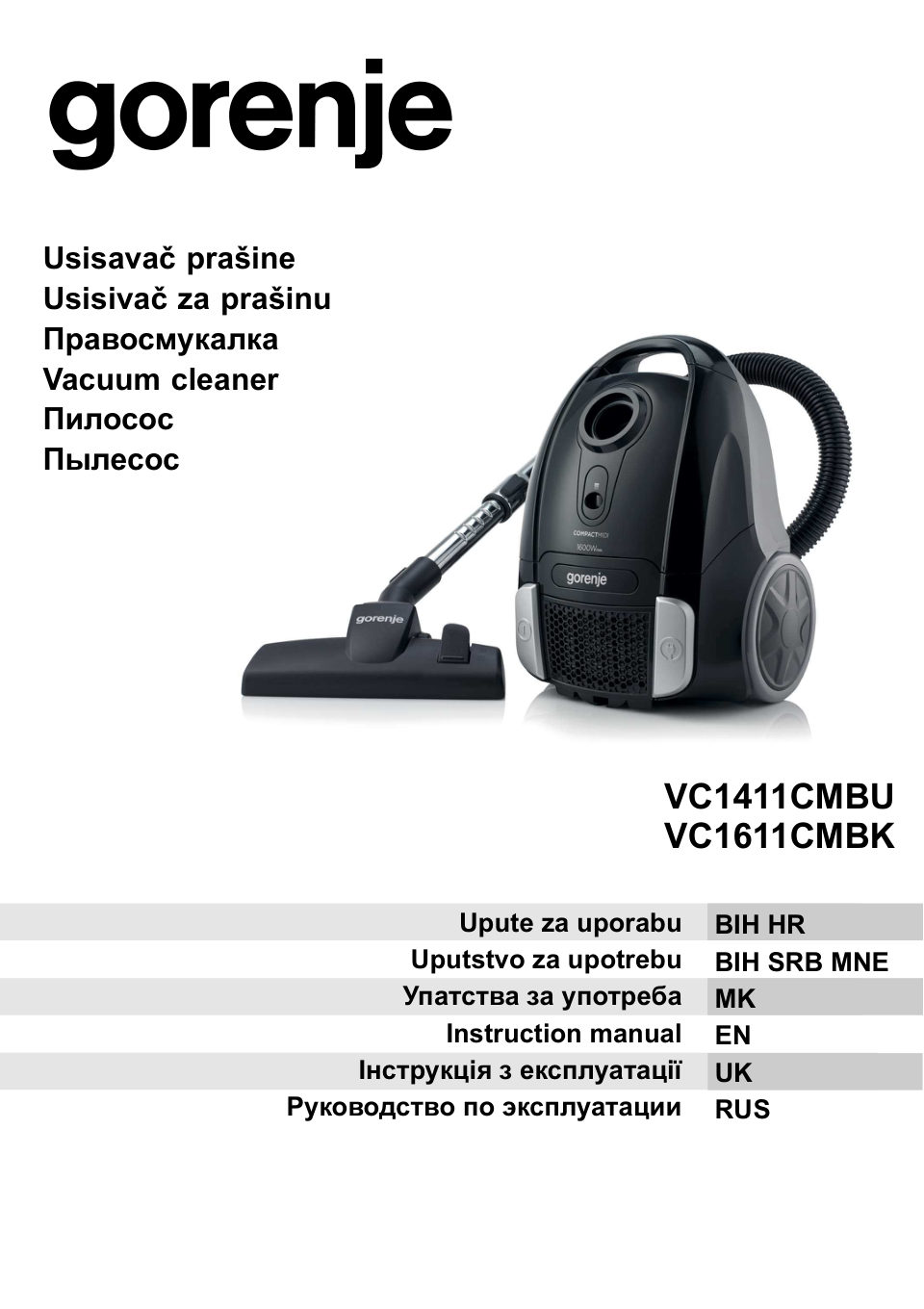 Пылесос Gorenje VC1411CMBU