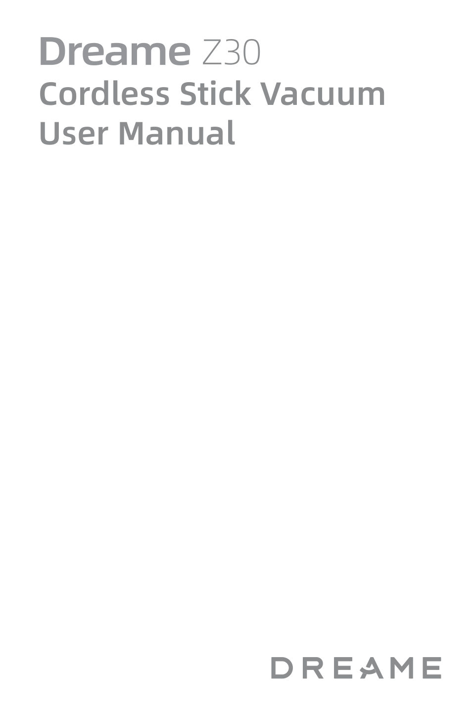 Пылесос вертикальный Dreame Z30