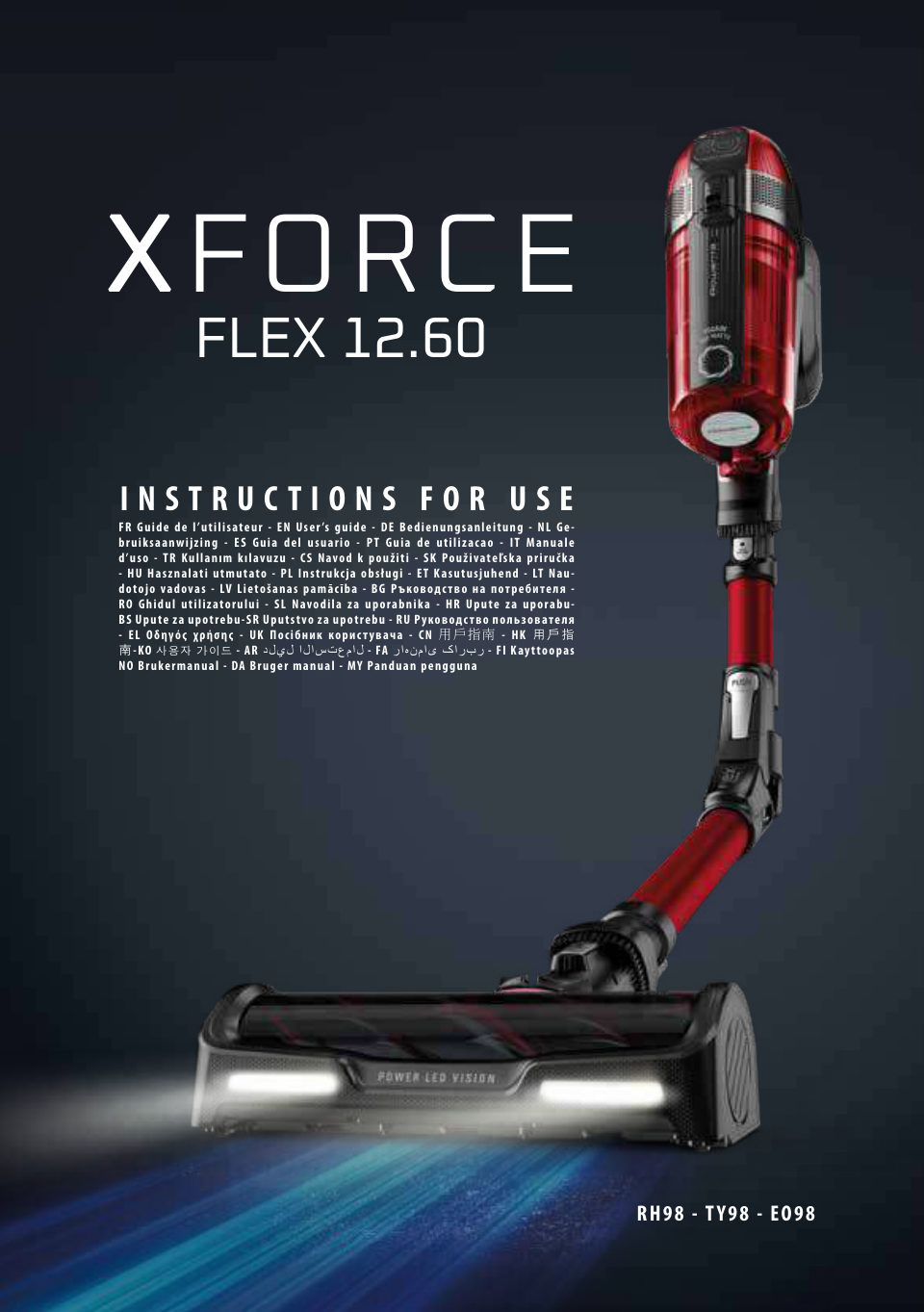 Пылесос вертикальный Tefal TY99A8WO