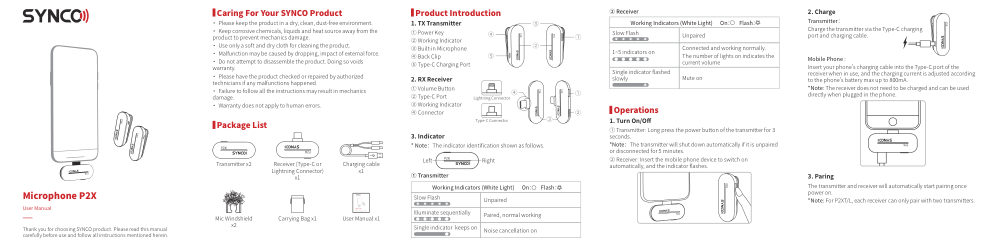 Радиосистема SYNCO P2XT