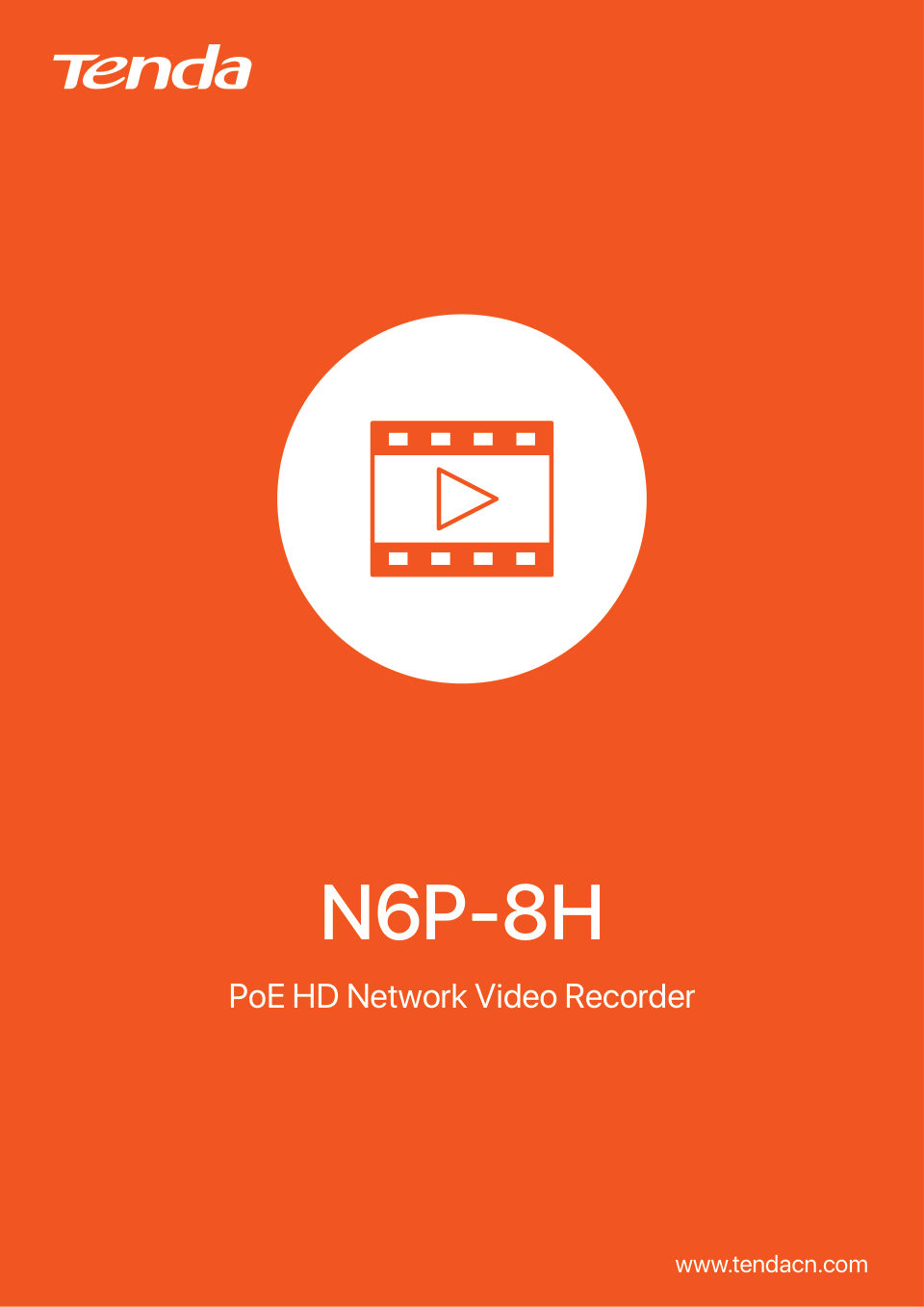Регистратор для видеонаблюдения Tenda N6P-8H