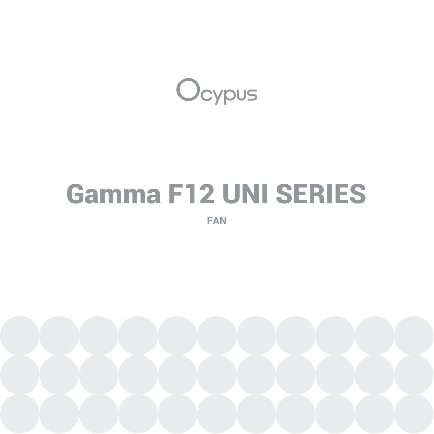 Реверсный вентилятор Ocypus Gamma F12 WH ARGB Reverse Blade