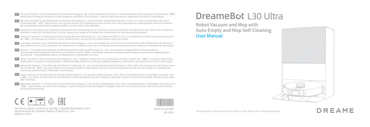 Робот-пылесос Dreame L30 Ultra