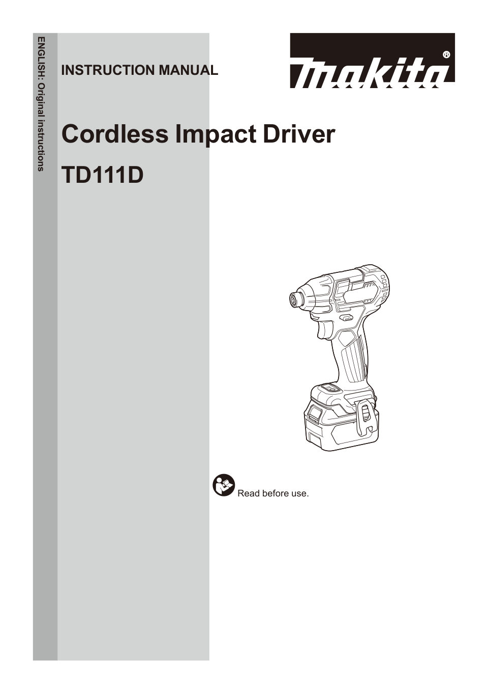 Шуруповерт Makita TD111DZ