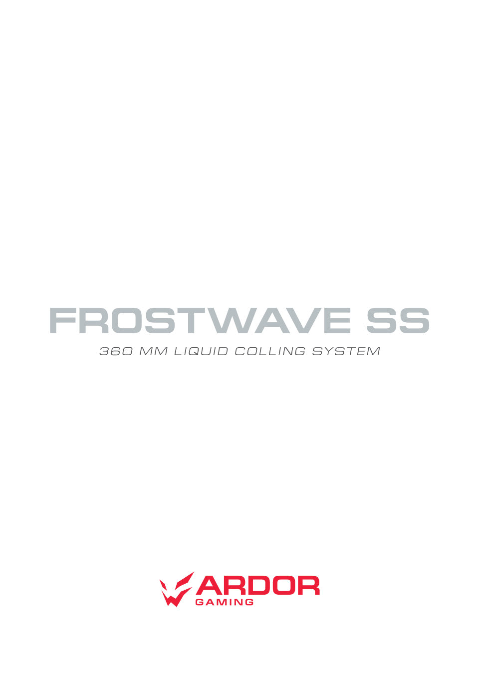 Система охлаждения ARDOR GAMING Frostwave 360 SS