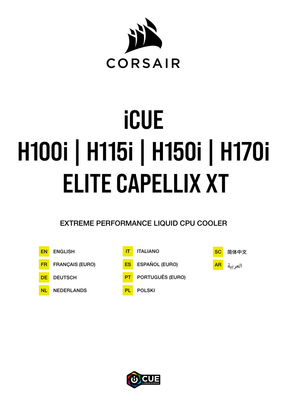 Система охлаждения Corsair iCUE H100i Elite Capellix