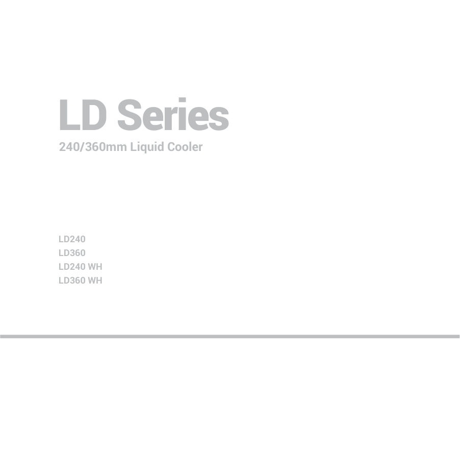 Система охлаждения DEEPCOOL LD360 WH