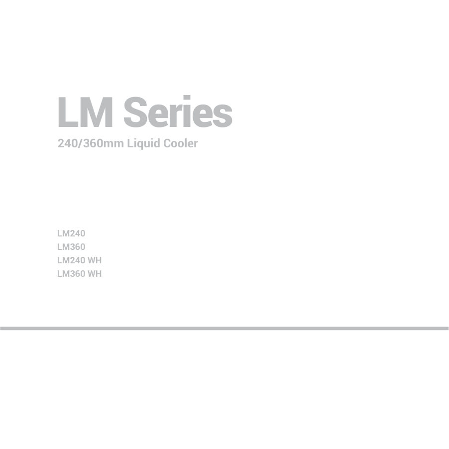 Система охлаждения DEEPCOOL LM240