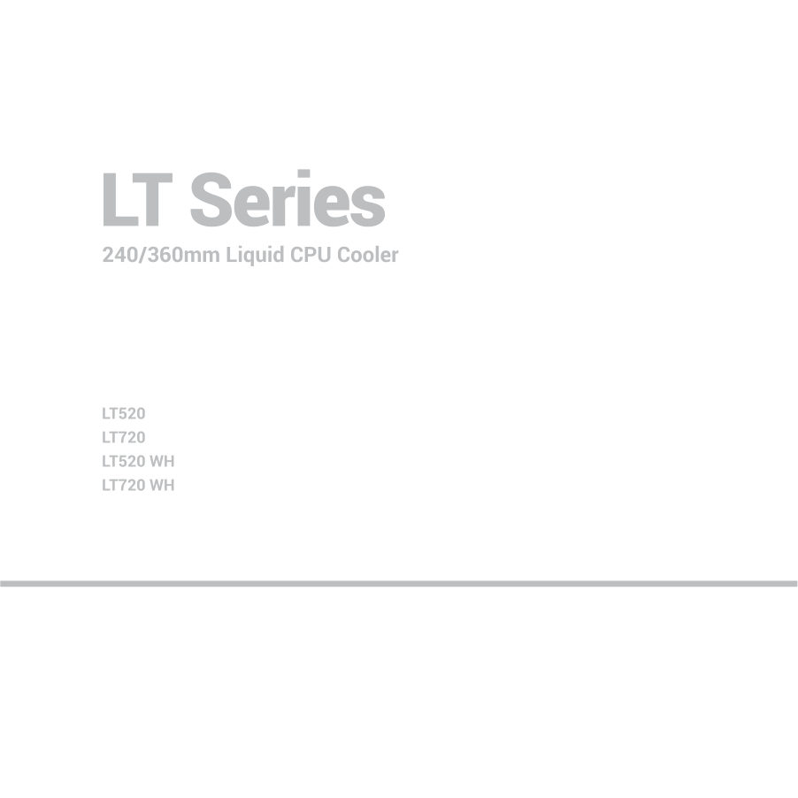 Система охлаждения DEEPCOOL LT720 WH