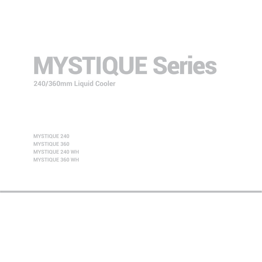 Система охлаждения DEEPCOOL MYSTIQUE 360