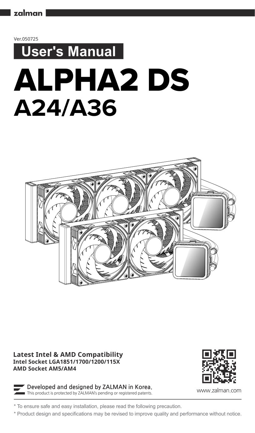 Система охлаждения ZALMAN ALPHA2 DS A24