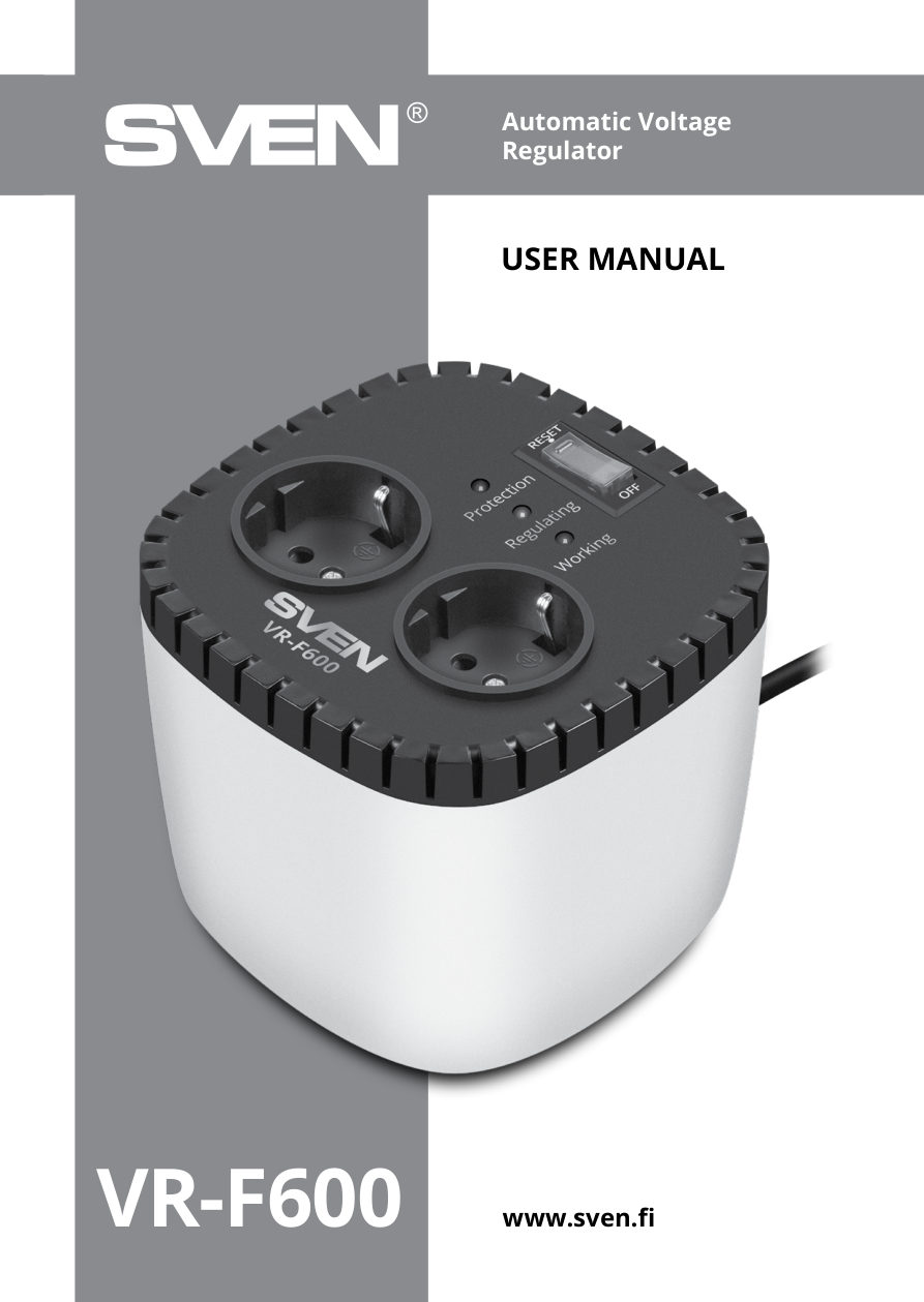 Стабилизатор напряжения SVEN VR-F600