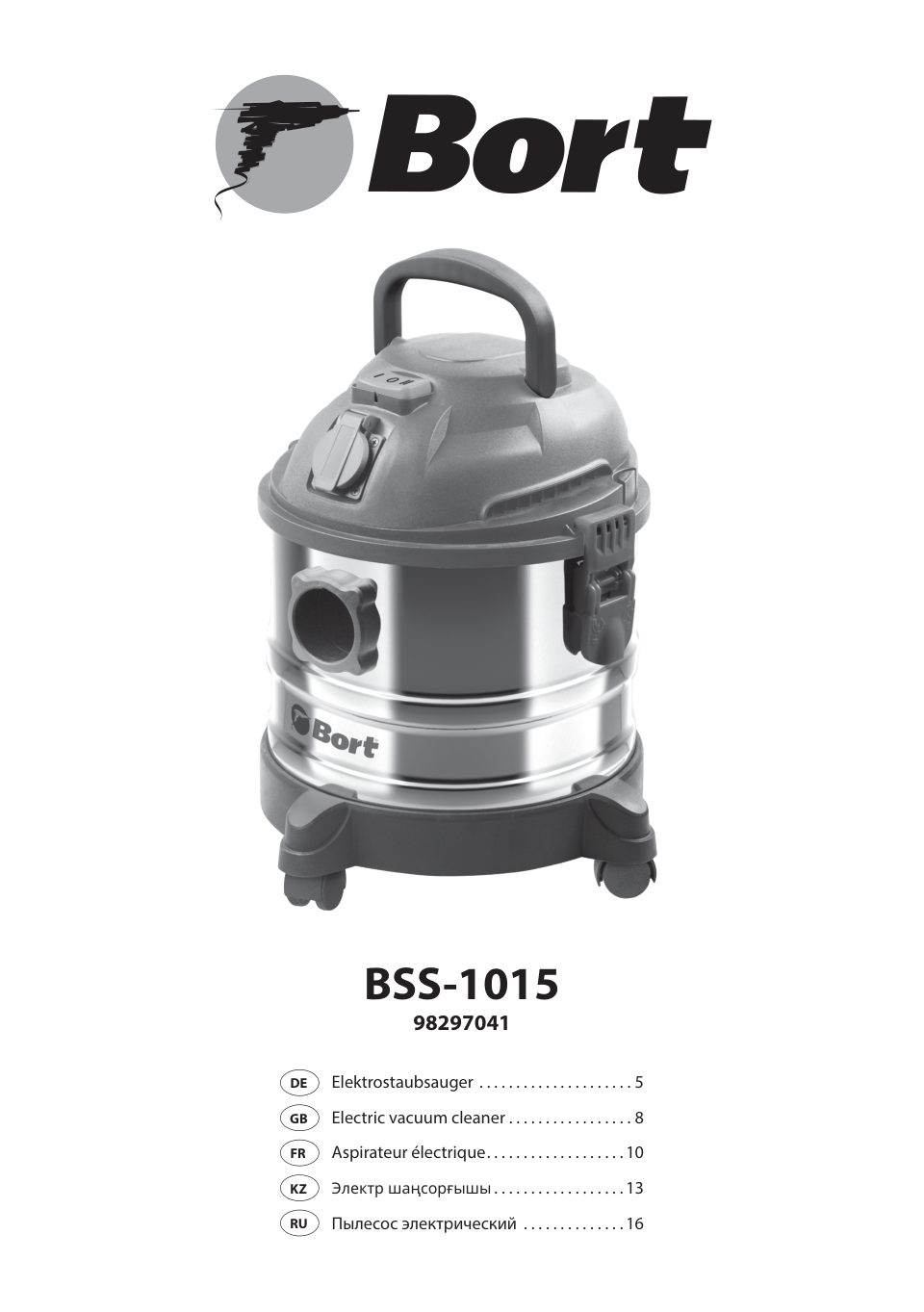 Строительный пылесос Bort BSS-1015