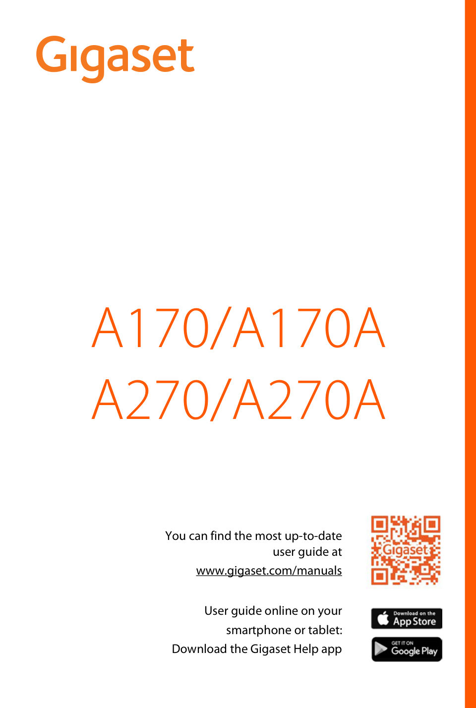 Телефон беспроводной (DECT) Gigaset A270