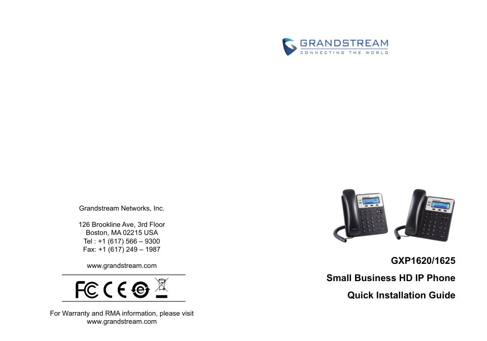 Телефон Grandstream GXP-1625