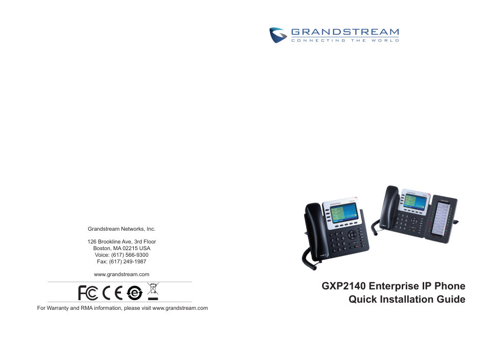 Телефон VoIP Grandstream GXP2140