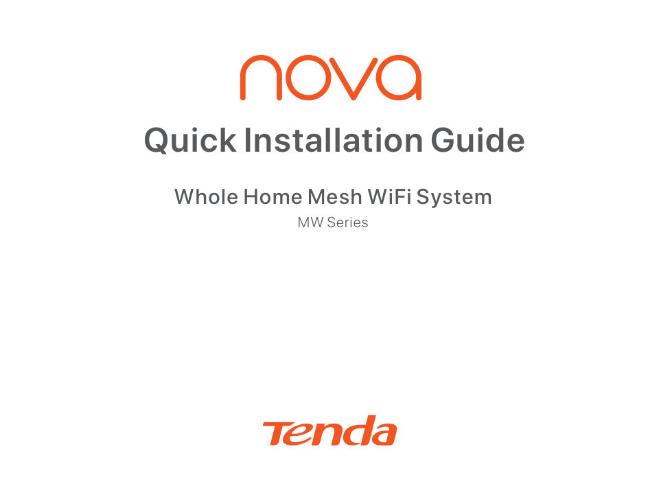 Tenda Nova MW12 (2 pack)