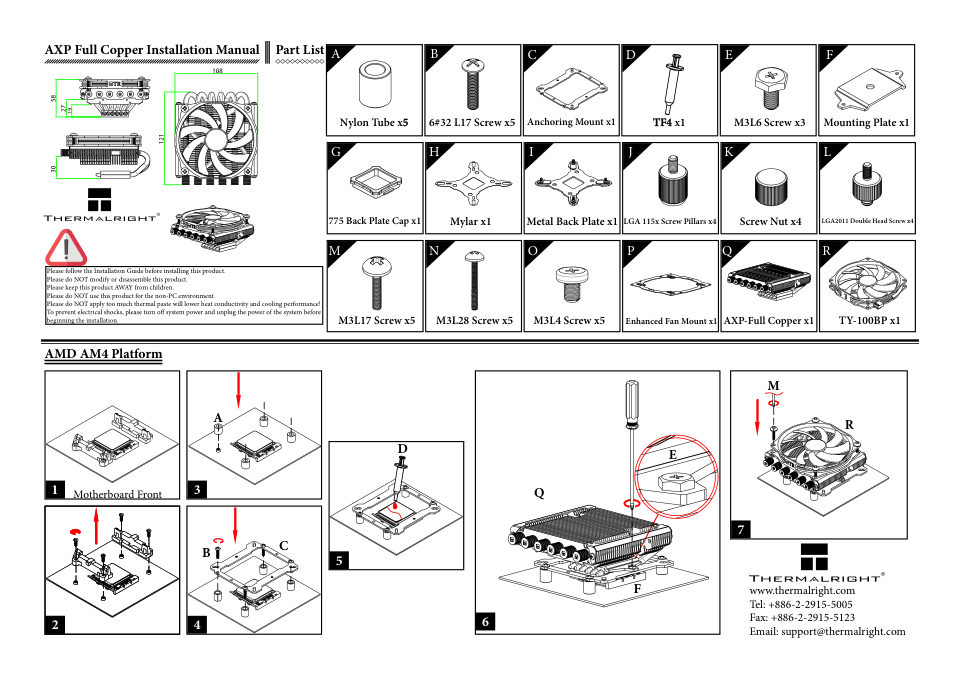 Thermalright AXP-100-Full Copper