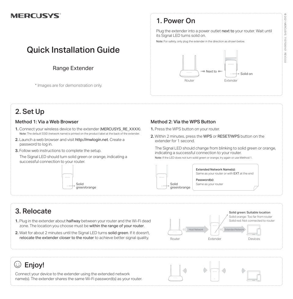 Усилитель беспроводного сигнала Mercusys ME25BE
