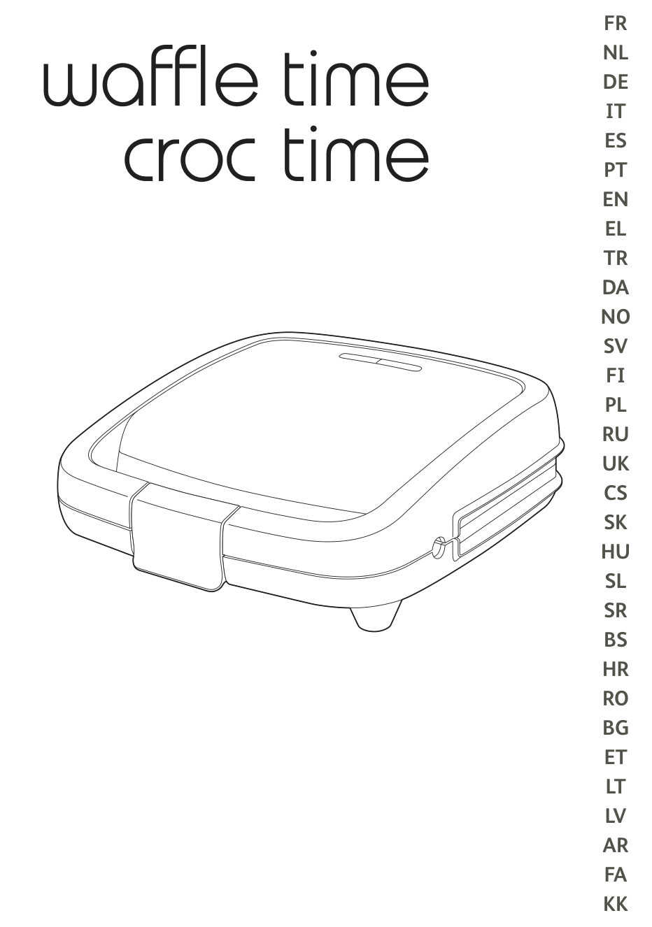 Вафельница Tefal Waffle Time WD170D38