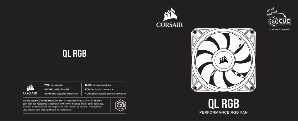 Вентилятор Corsair iCUE QL120 RGB
