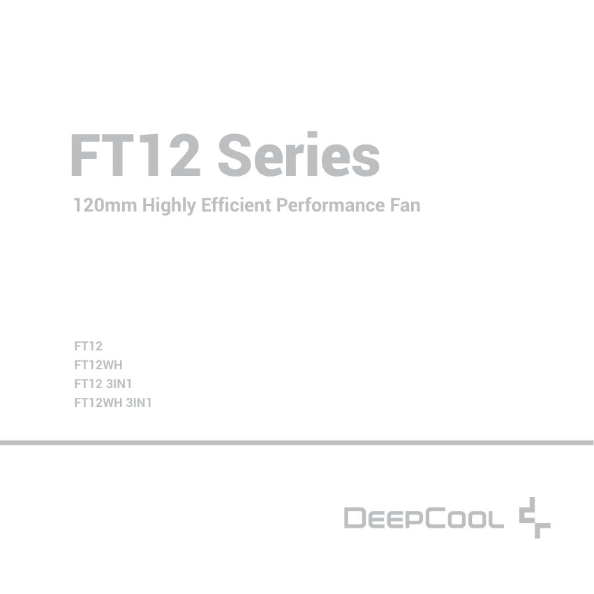 Вентилятор DEEPCOOL FT12