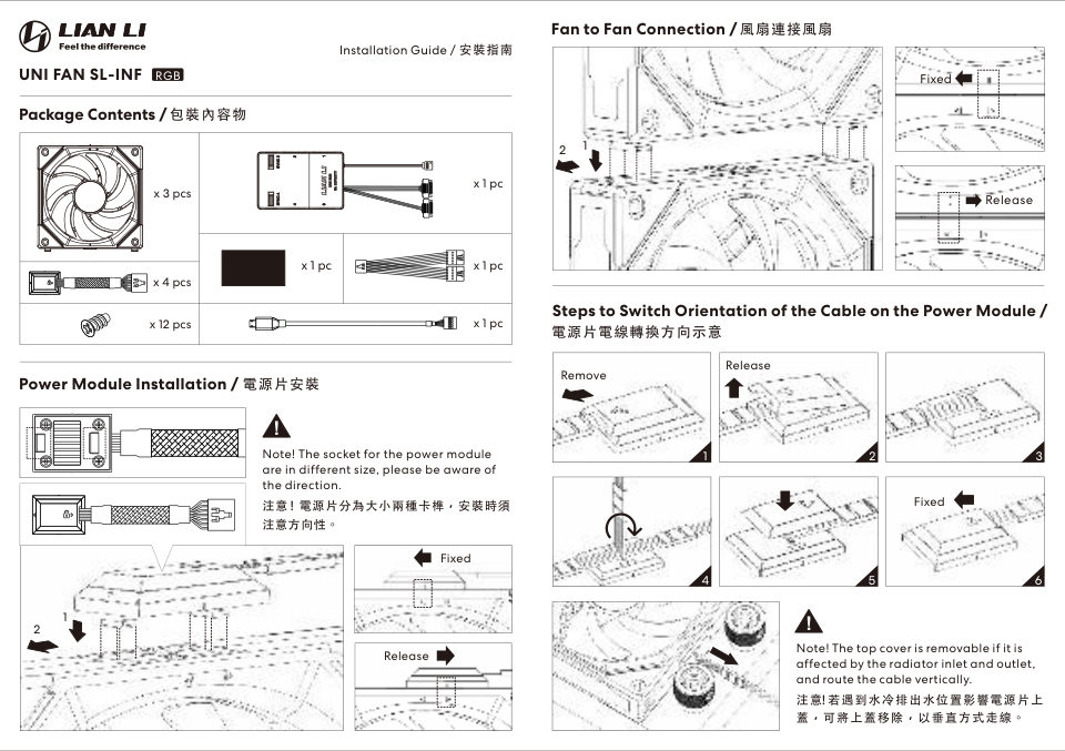 Вентилятор LIAN LI UNI FAN SL Infinity 140 [G99.14SLIN1W.R0]