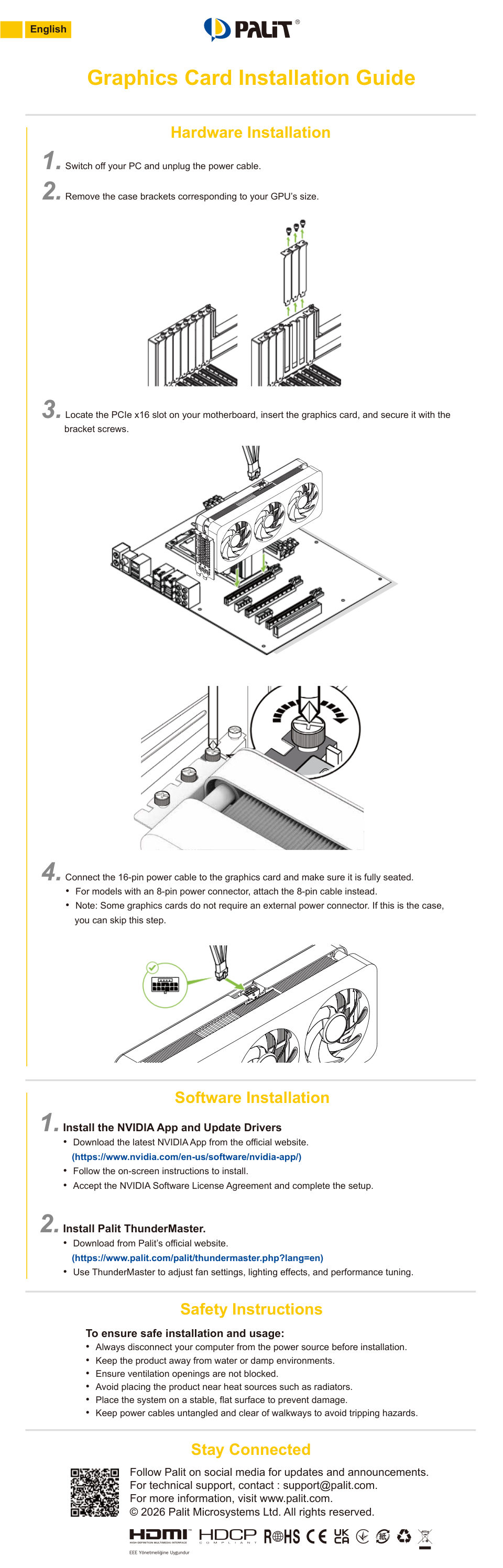 Видеокарта Palit GeForce RTX 5050 Dual OC [NE65050S19P1-GB2070D]