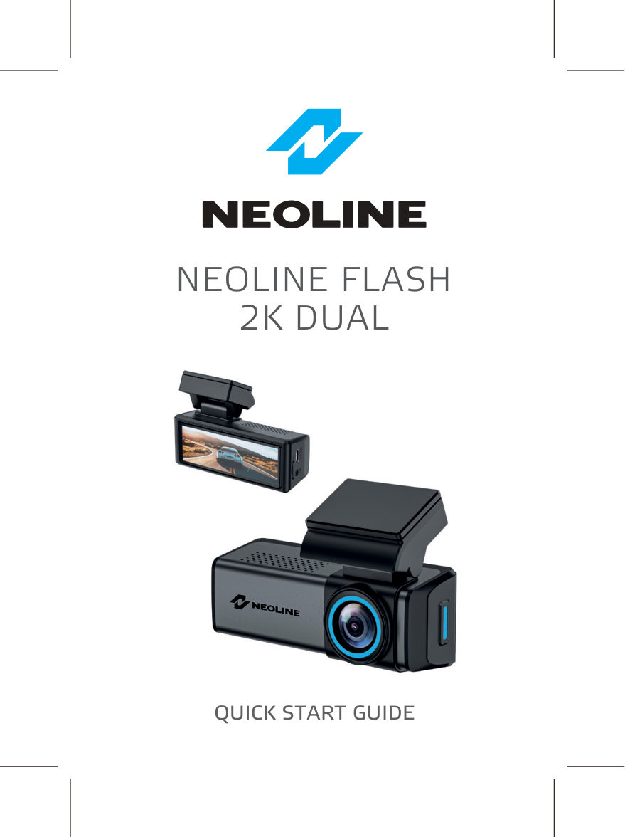 Видеорегистратор Neoline Flash 2K Dual + камера заднего вида