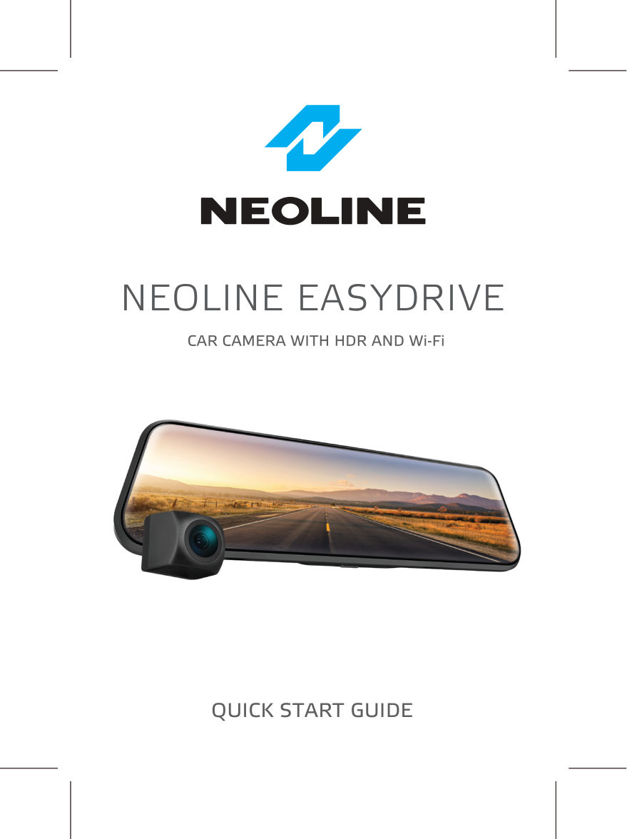 Видеорегистратор-зеркало Neoline EasyDrive 2K Wi-Fi Dual + салонная камера