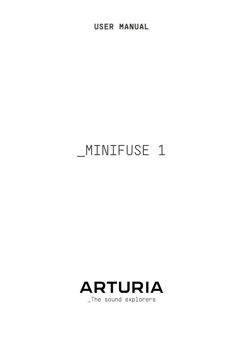 Внешняя звуковая карта Arturia MiniFuse 1