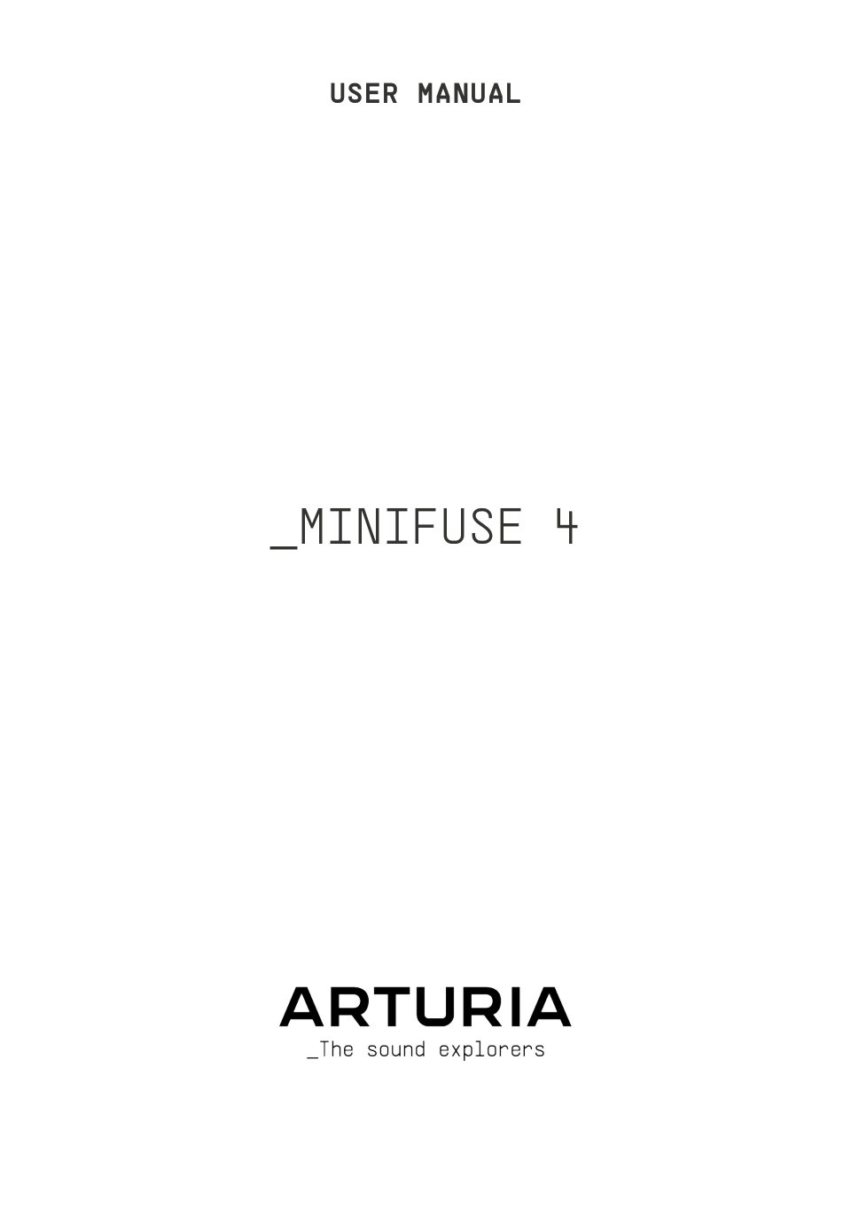 Внешняя звуковая карта Arturia MiniFuse 4