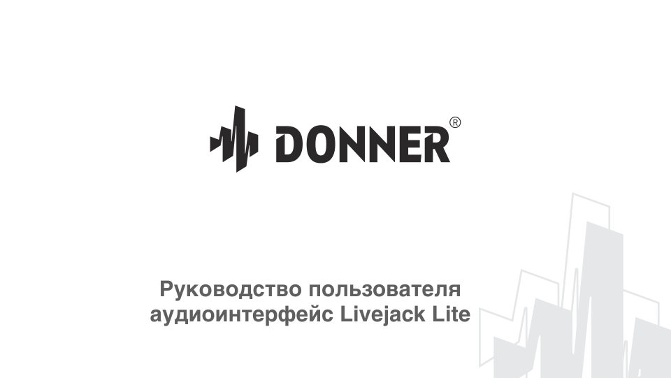 Внешняя звуковая карта Donner Livejack Lite