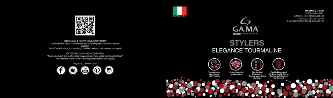 Выпрямитель для волос GA.MA Elegance Digital Argan