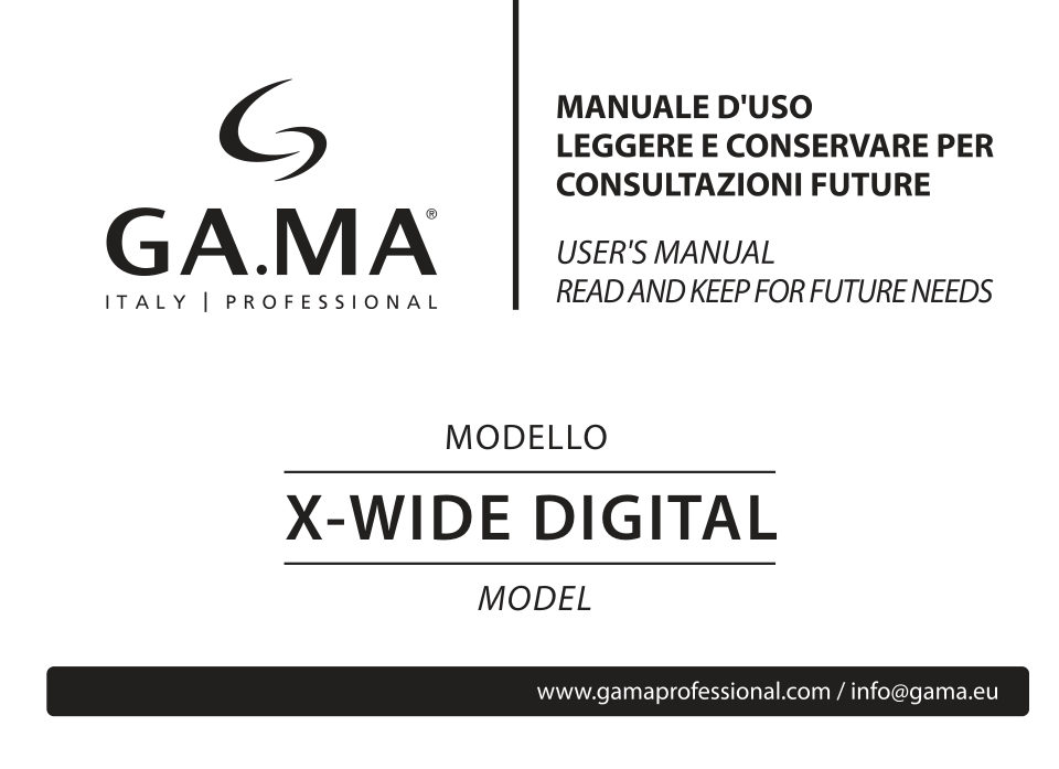 Выпрямитель для волос GA.MA X - WIDE ONOFF PTC DUAL PLATES AF