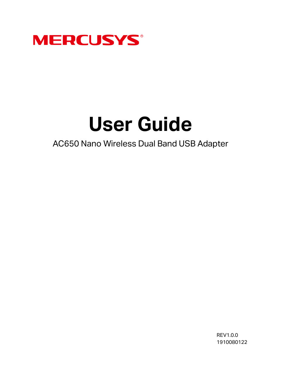 Wi-Fi адаптер Mercusys MA20N