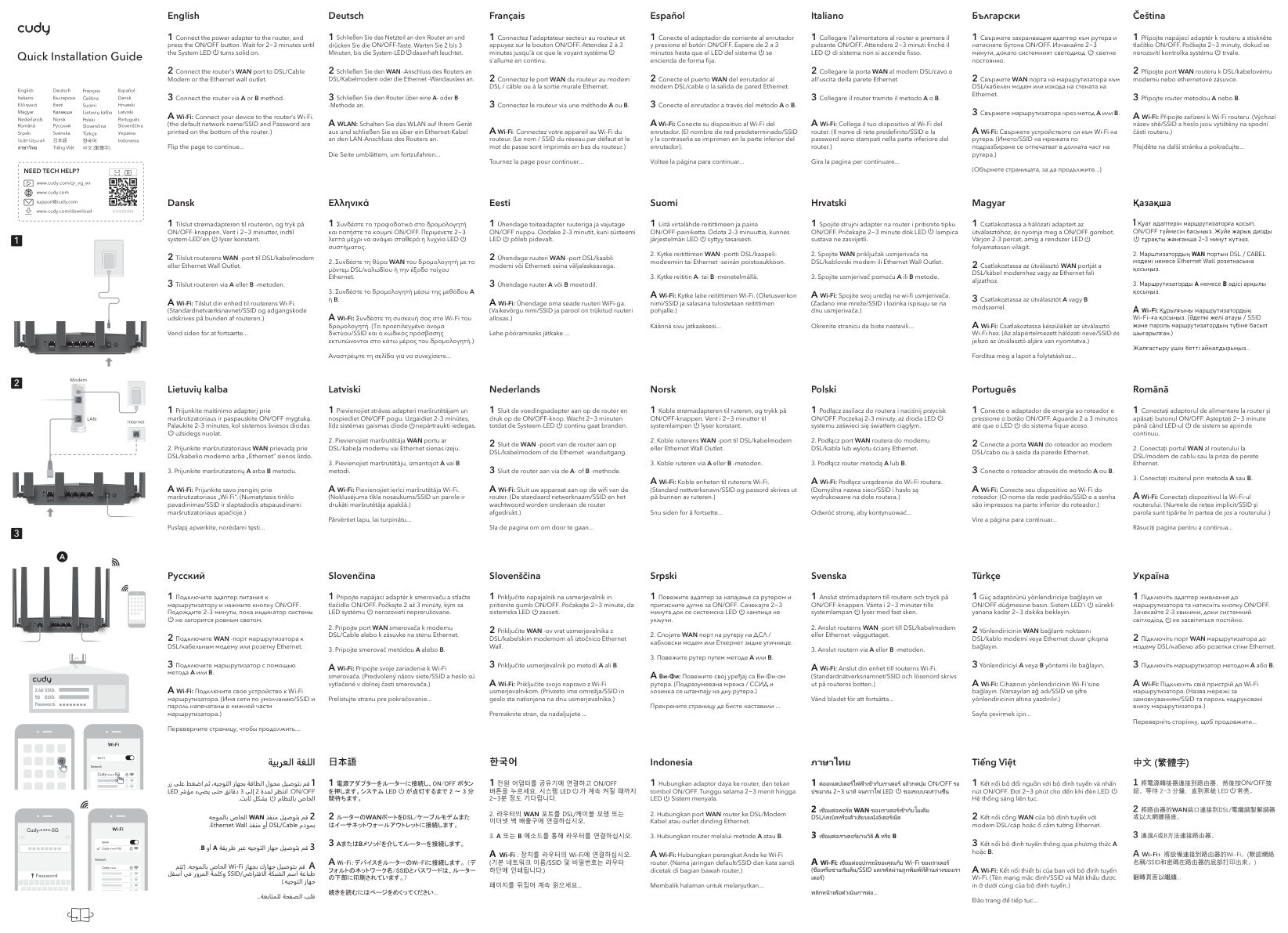 Wi-Fi роутер Cudy WR6500