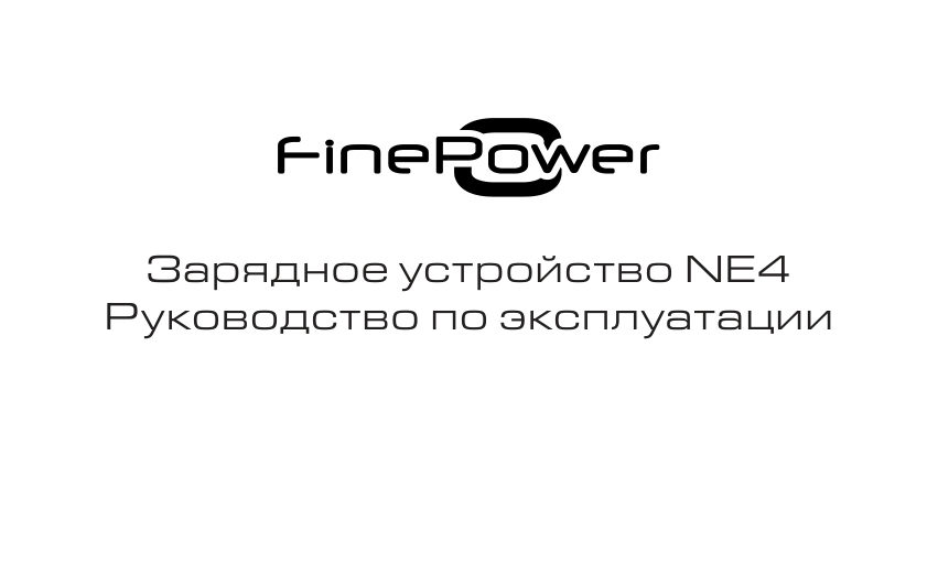 Зарядное устройство FinePower NE4
